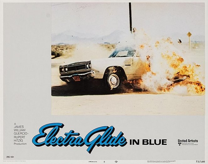 Modrá Electra Glide - Fotosky