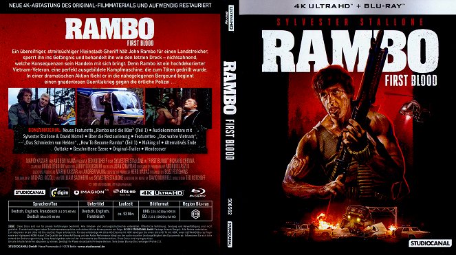 Rambo: První krev - Covery