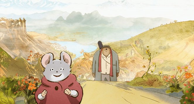 Myška a medvěd na cestách - Z filmu