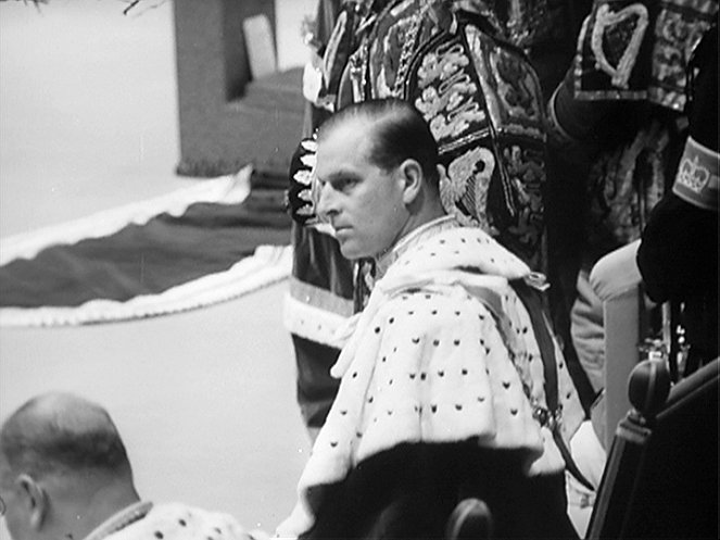 1953: Korunovace Alžběty II. - Z filmu - princ Philip, vévoda z Edinburghu