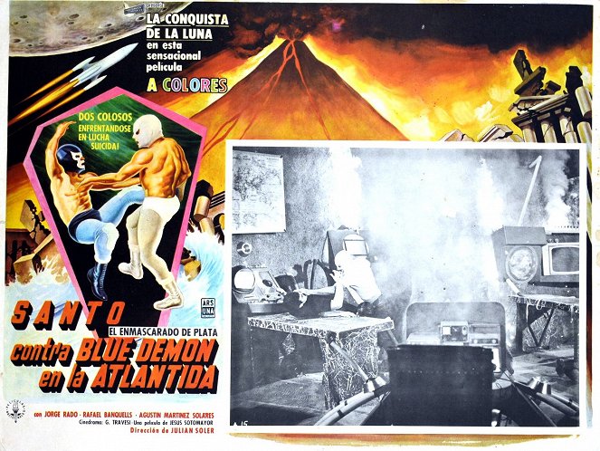 El Santo bojuje proti Blue Démonovi na Atlantidě - Fotosky