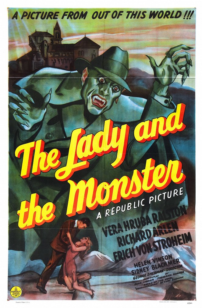 The Lady and the Monster - Plakáty