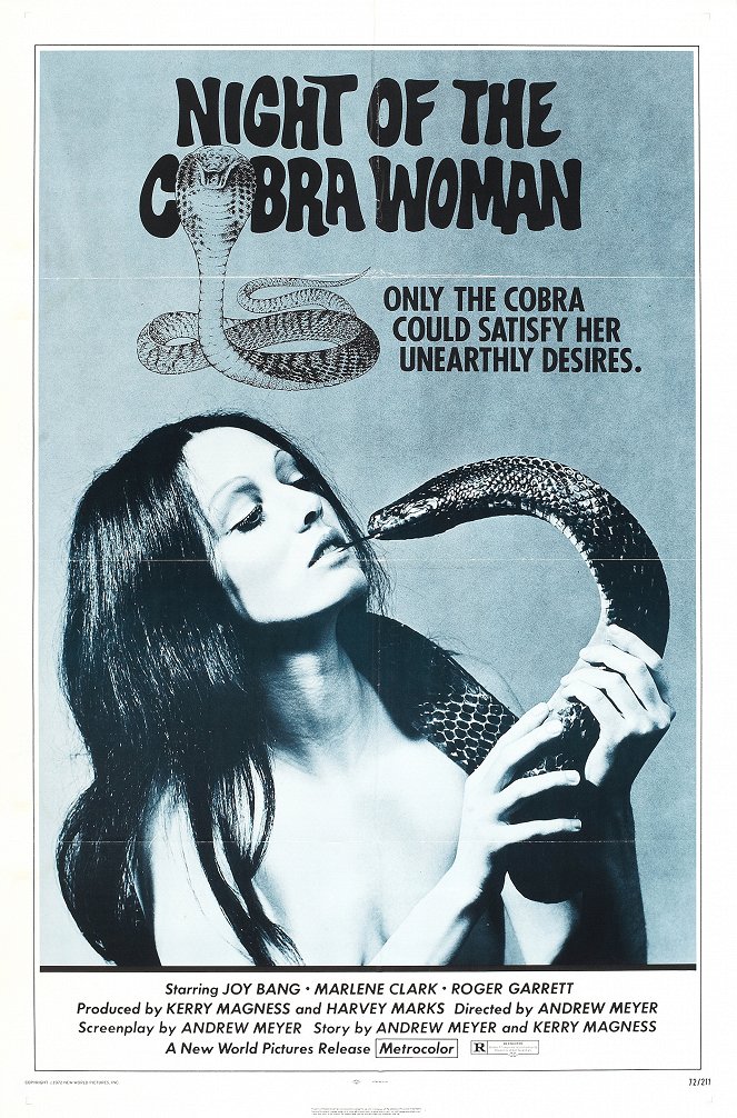 Night of the Cobra Woman - Plakáty