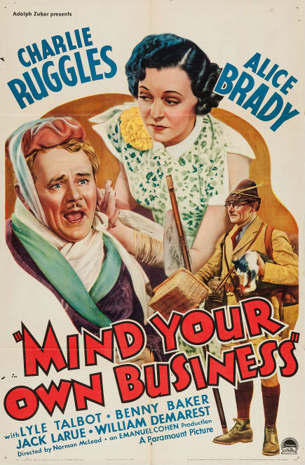 Mind Your Own Business - Plakáty