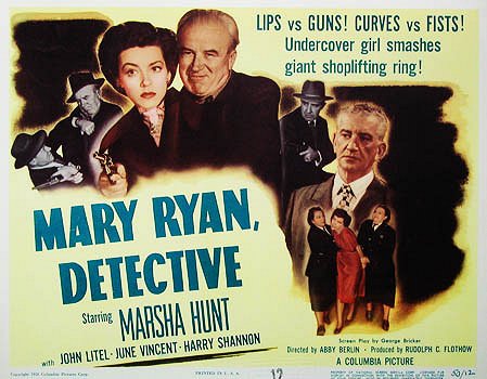 Mary Ryan, Detective - Plakáty