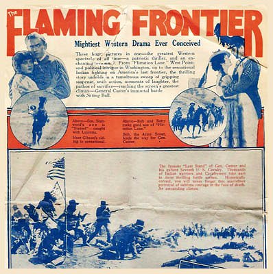The Flaming Frontier - Plakáty