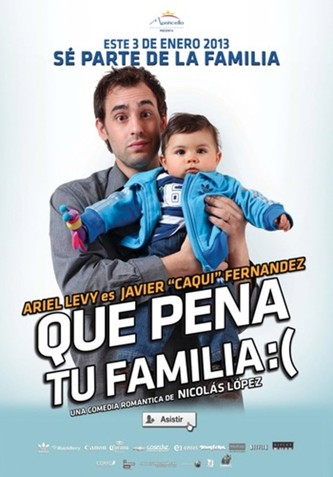 Qué pena tu familia - Plakáty