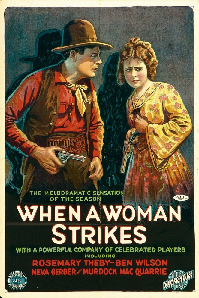 When a Woman Strikes - Plakáty
