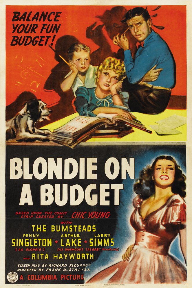 Blondie on a Budget - Plakáty