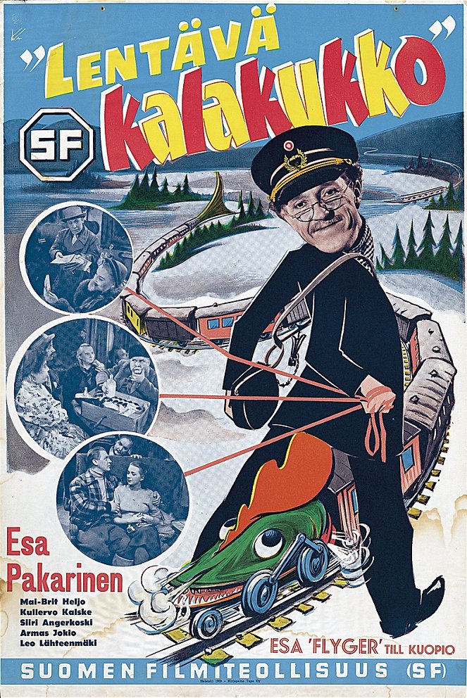 Lentävä kalakukko - Plakáty