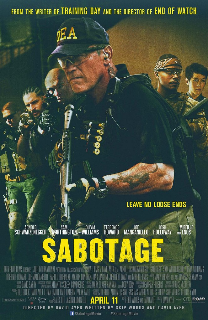 Sabotáž - Plakáty