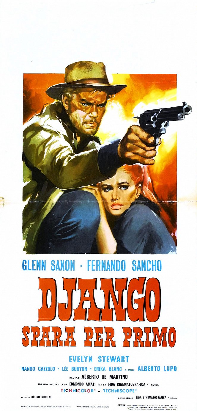 Django střílí první - Plakáty