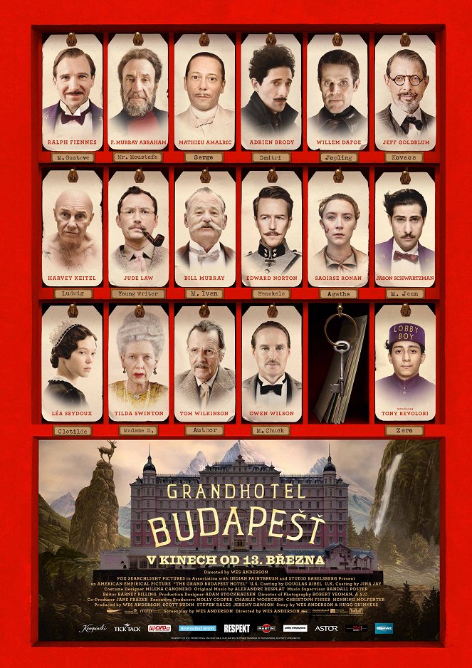 Grandhotel Budapešť - Plakáty