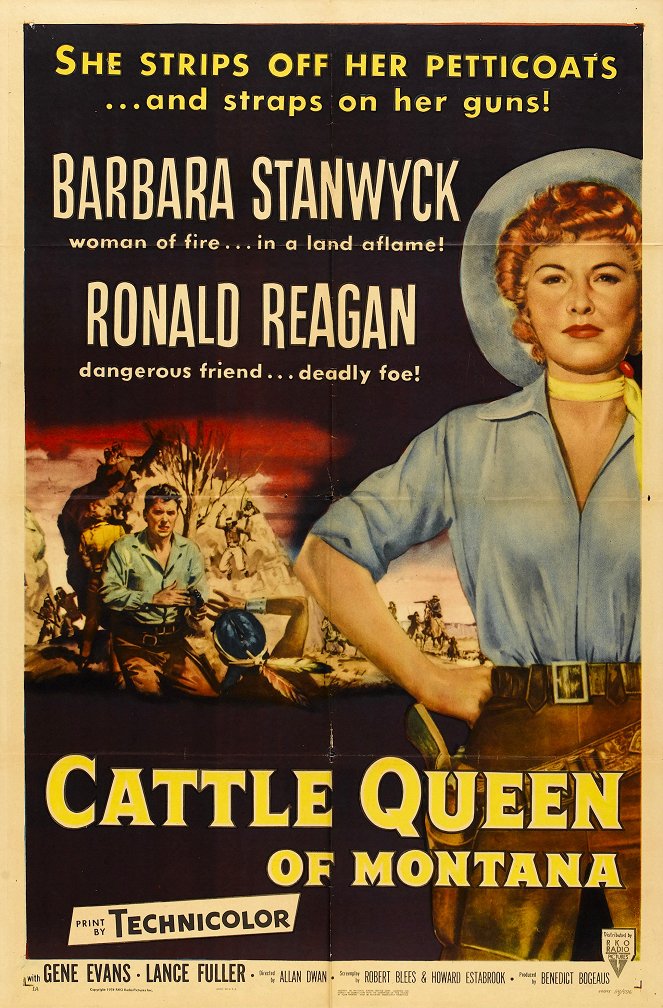 Cattle Queen of Montana - Plakáty