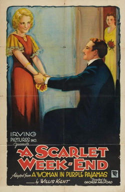 A Scarlet Week-End - Plakáty