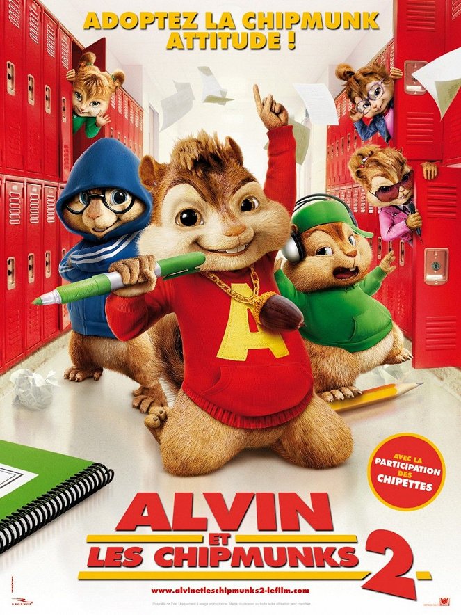 Alvin a Chipmunkové 2 - Plakáty