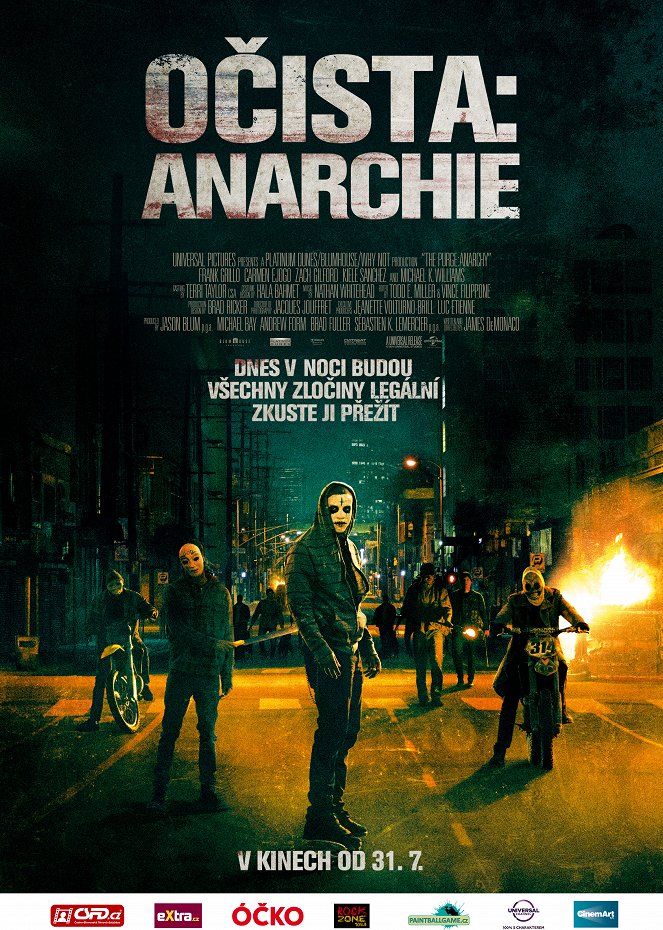 Očista: Anarchie - Plakáty