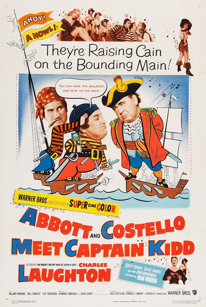 Abbott and Costello Meet Captain Kidd - Plakáty