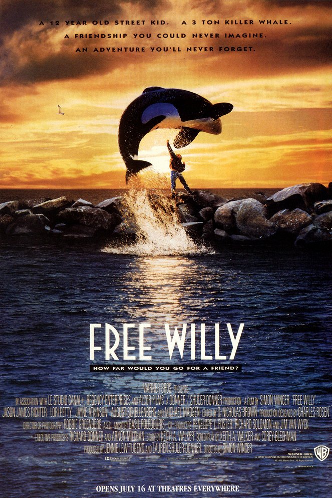 Zachraňte Willyho! - Plakáty