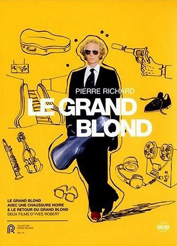 Velký blondýn s černou botou - Plakáty