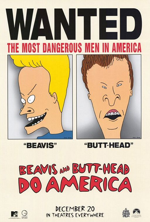 Beavis a Butt-head dobývají Ameriku - Plakáty