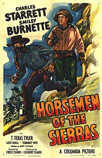Horsemen of the Sierras - Plakáty