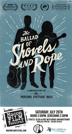 The Ballad of Shovels and Rope - Plakáty
