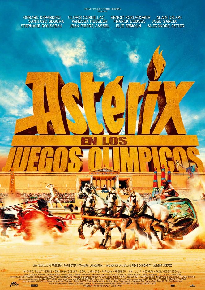 Asterix a Olympijské hry - Plakáty