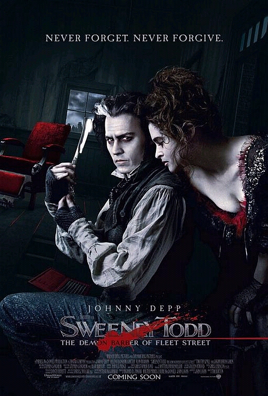 Sweeney Todd: Ďábelský holič z Fleet Street - Plakáty