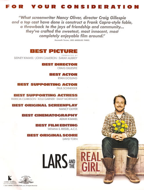 Lars a jeho vážná známost - Plakáty