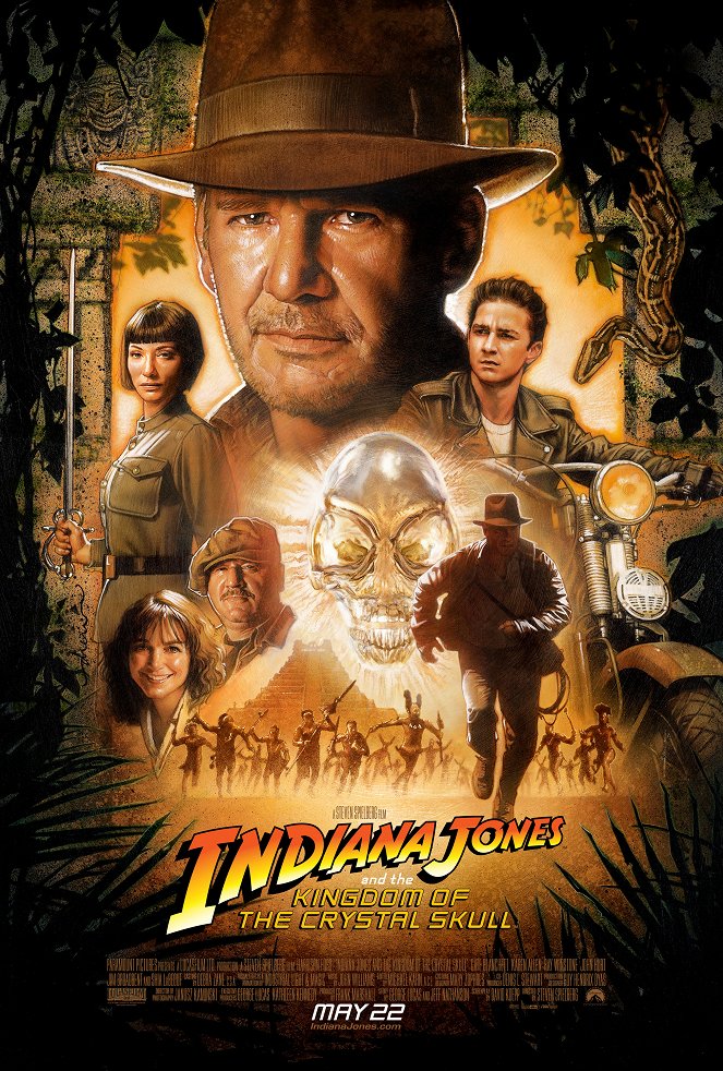 Indiana Jones a Království křišťálové lebky - Plakáty