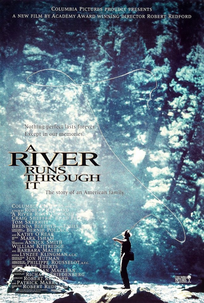 Teče tudy řeka - Plakáty