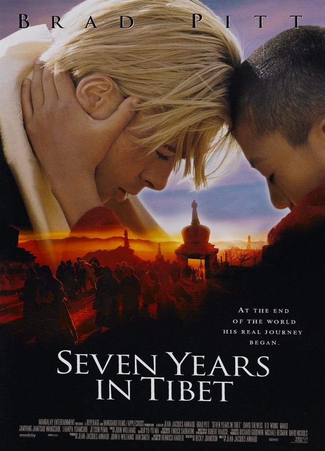 Sedm let v Tibetu - Plakáty