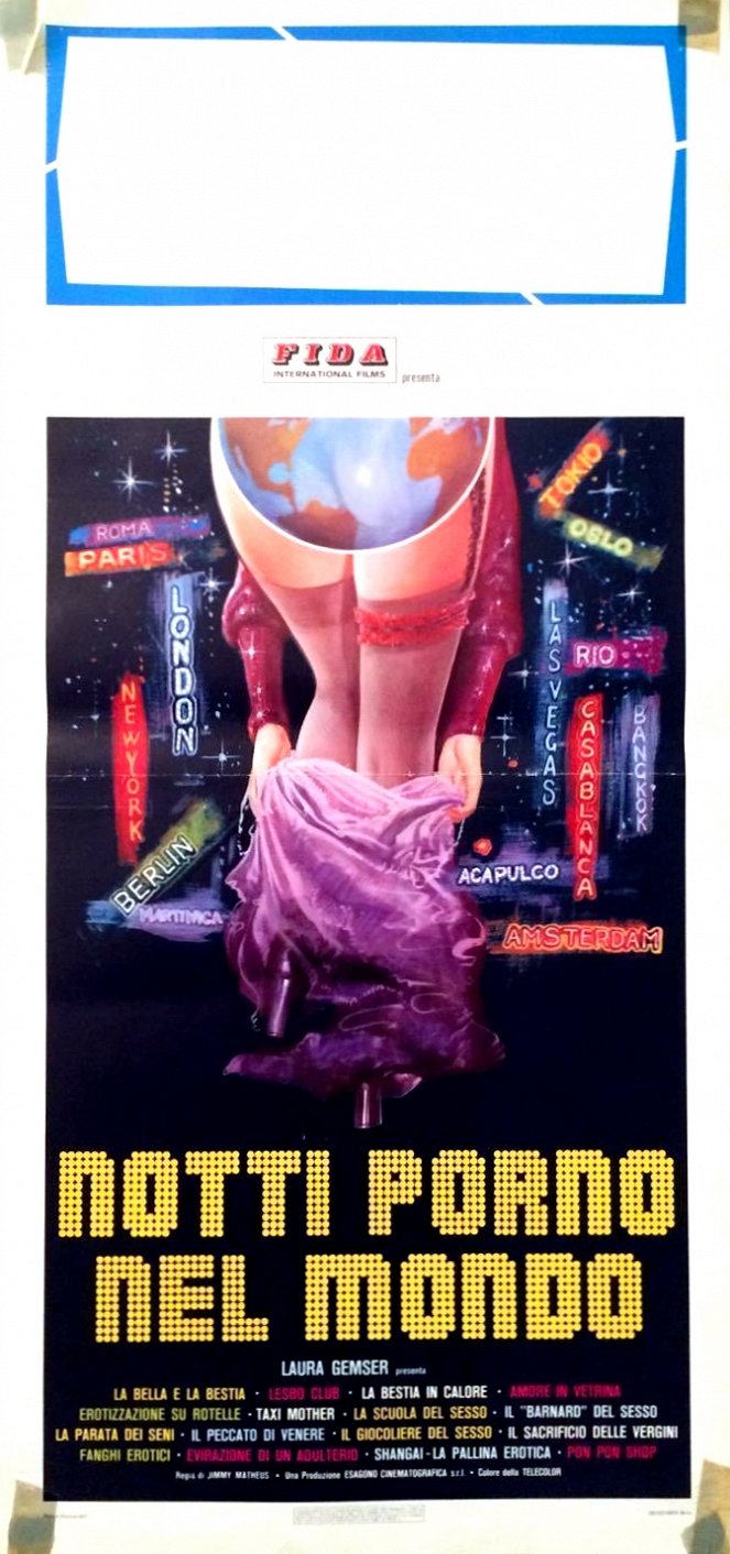Le notti porno nel mondo - Plakáty