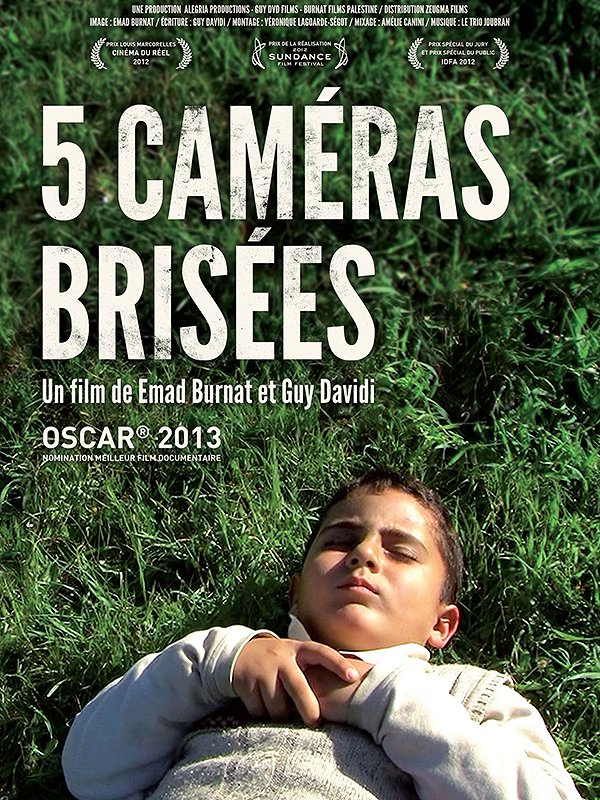 Pět rozbitých kamer - Plakáty