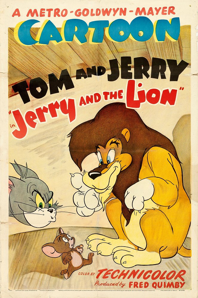 Tom a Jerry - Jerry a lev - Plakáty