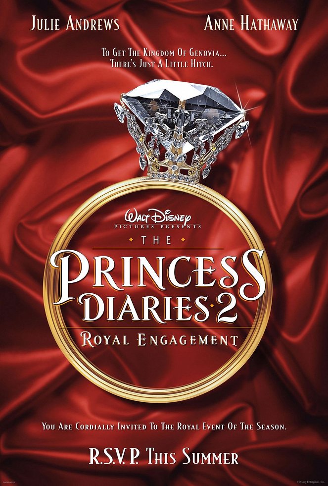 Deník princezny 2: Královské povinnosti - Plakáty