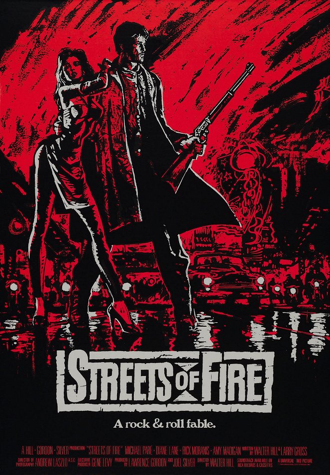 Ohnivé ulice - Plakáty