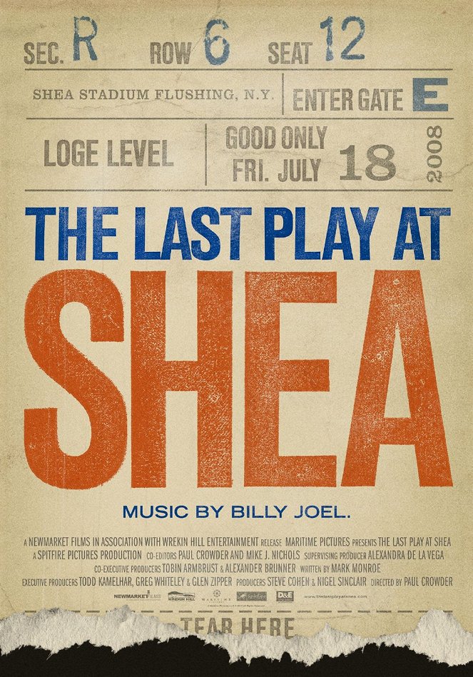 The Last Play at Shea - Plakáty