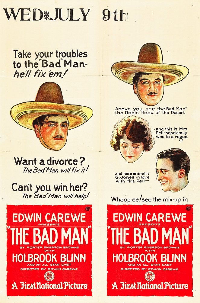 The Bad Man - Plakáty