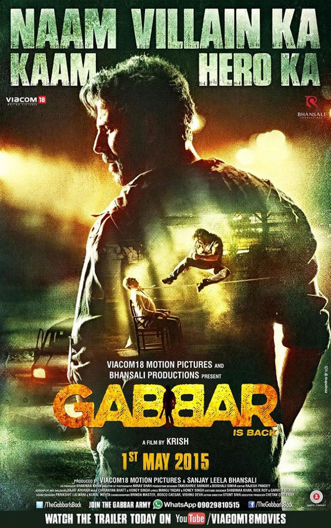 Gabbar is Back - Plakáty