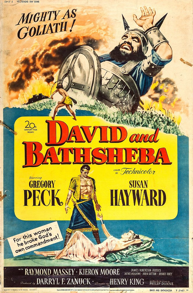 David a Batšeba - Plakáty