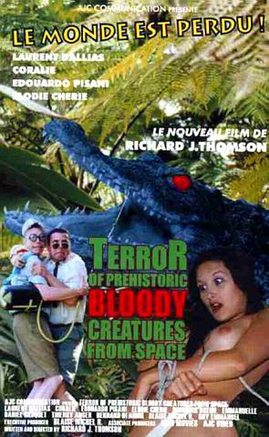 Terror of Prehistoric Bloody Monster From Space - Plakáty