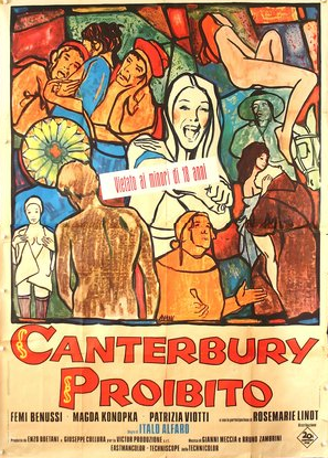 Canterbury proibito - Plakáty