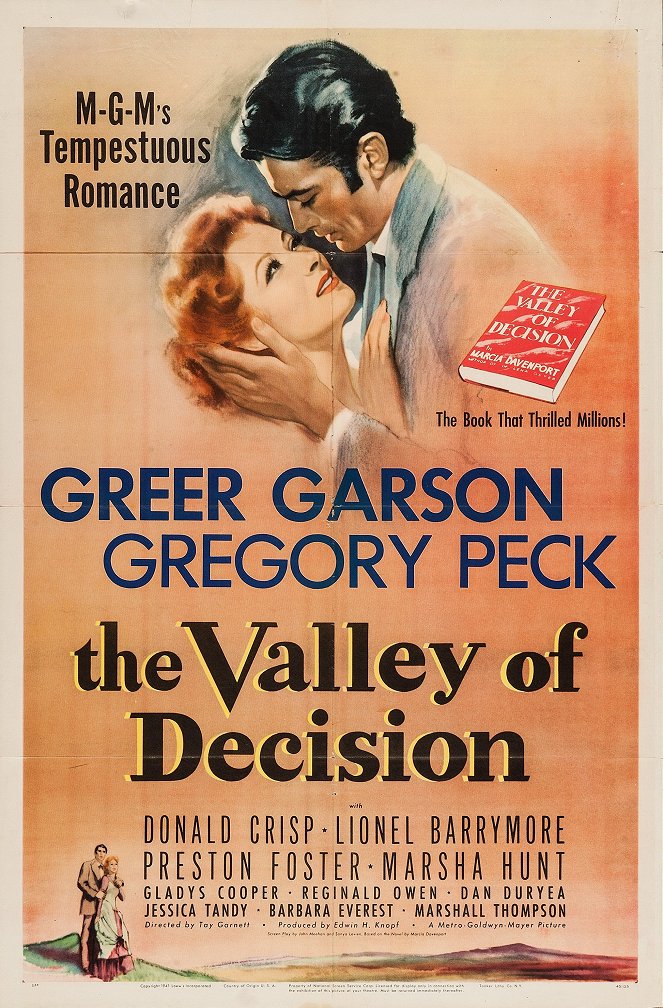 The Valley of Decision - Plakáty