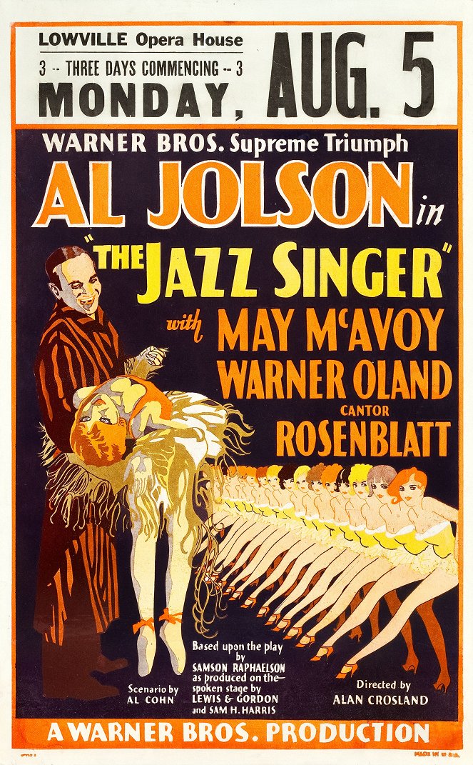 Jazzový zpěvák - Plakáty