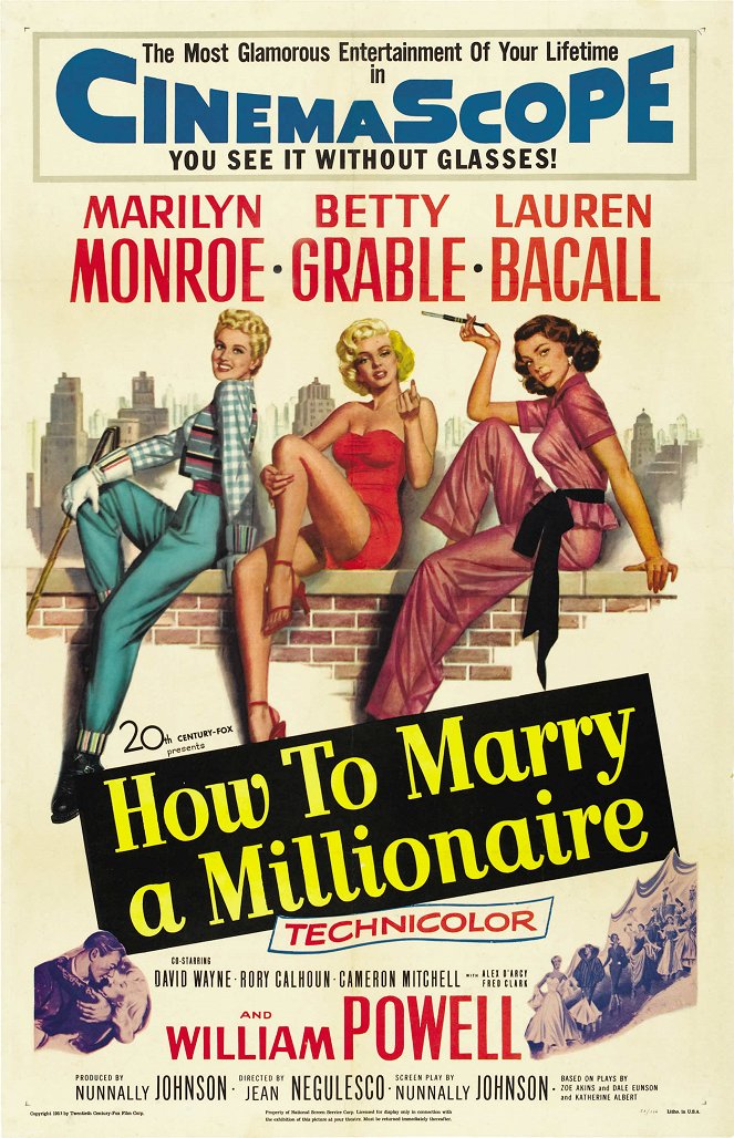 Jak si vzít milionáře - Plakáty