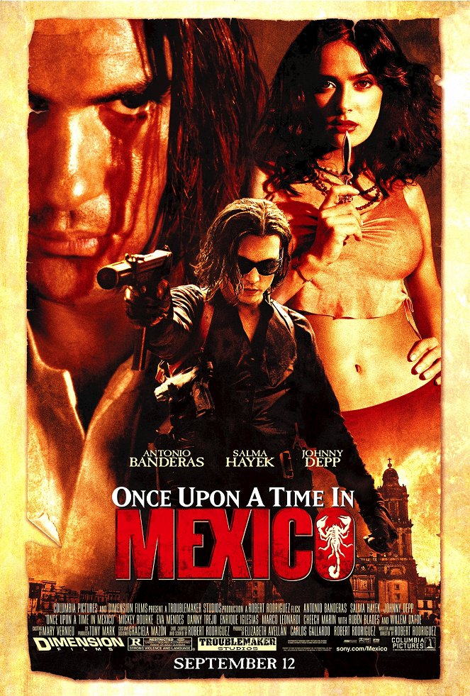 Tenkrát v Mexiku - Plakáty