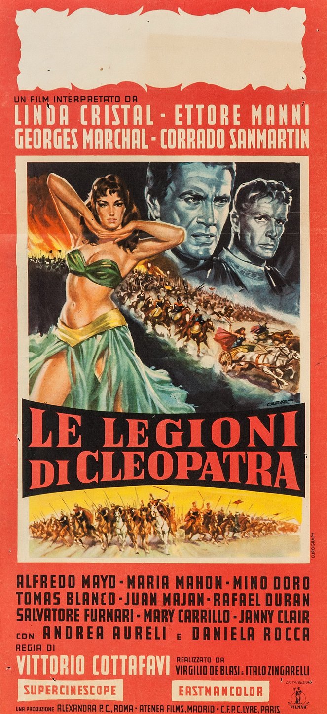 Le legioni di Cleopatra - Plakáty