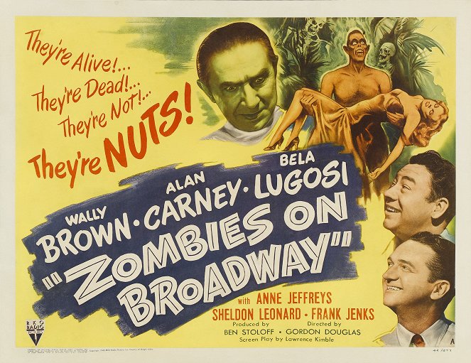 Zombies on Broadway - Plakáty